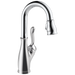 Delta Leland 9678 Single Handle Pull-Down Bar / Prep Faucet, chrome