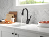 Delta Leland 9678 Single Handle Pull-Down Bar / Prep Faucet, matte black - view 3