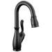 Delta Leland 9678T Single Handle Pull-Down Bar / Prep Faucet with TouchTouch 2O Technology, matte black