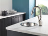 Delta Leland 9678T Single Handle Pull-Down Bar / Prep Faucet with TouchTouch 2O Technology, spotshield stainless - view 3