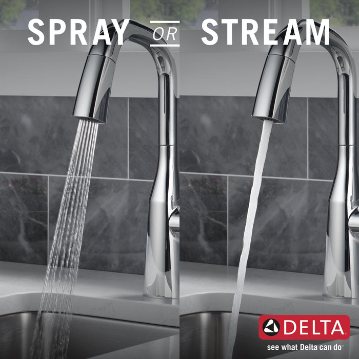 Delta Stryke 9976 Single Handle Pull-Down Bar/Prep Faucet
