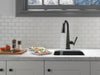 Delta Emmeline: Single Handle Pull Down Bar/Prep Faucet with Touch2O Technology, matte black - view 3