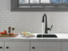 Delta Emmeline: Single Handle Pull Down Bar/Prep Faucet with Touch2O Technology, matte black - view 5