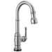 Delta Broderick 9990T Single Handle Pull-Down Bar/Prep Faucet with TouchTouch 2O Technology, arctic stainless