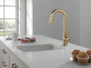 Delta Monrovia 9991 Single Handle Pull-Down Bar/Prep Faucet, lumicoat champagne bronze - view 3