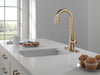 Delta Monrovia 9991 Single Handle Pull-Down Bar/Prep Faucet, lumicoat champagne bronze - view 5