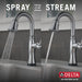 Delta Cassidy: Single Handle Pulldown Bar/Prep with Touch<sub>2</sub>O Technology, lumicoat arctic stainless - view 4