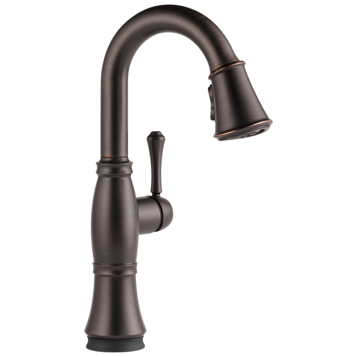 Delta Cassidy: Single Handle Pulldown Bar/Prep with Touch<sub>2</sub>O Technology, venetian bronze
