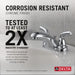 Delta Foundations B2510LF Two Handle Centerset Bathroom Faucet, chrome 3 - view 3