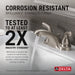 Delta Foundations B2510LF Two Handle Centerset Bathroom Faucet, stainless - view 4