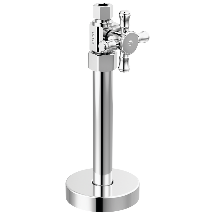 Delta DT021202 Straight Supply Stop Valve, chrome