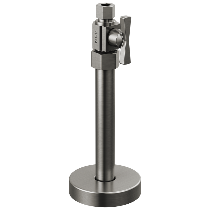 Delta DT021203 Straight Supply Stop Valve, black stainless