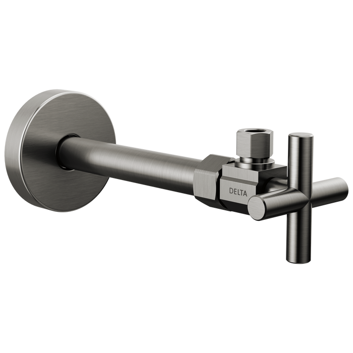 Delta DT022201 Angled Supply Stop Valve, black stainless
