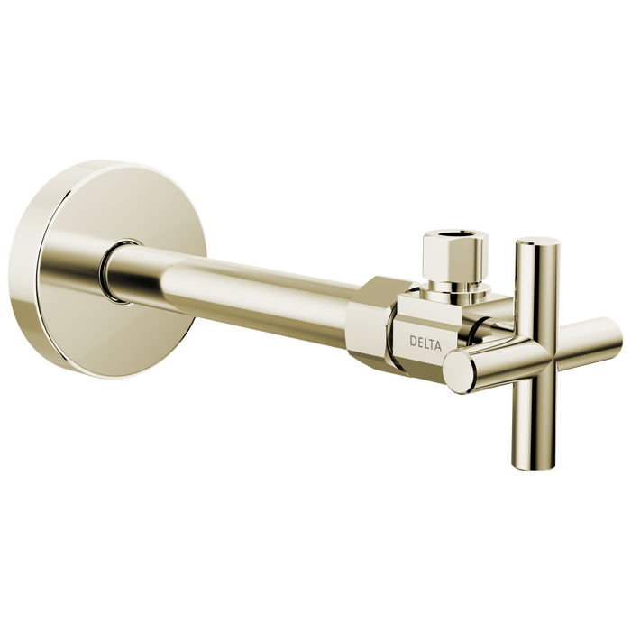 Delta DT022201 Angled Supply Stop Valve, polished nickel