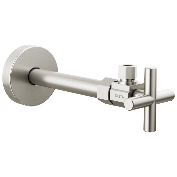 Delta DT022201 Angled Supply Stop Valve, stainless