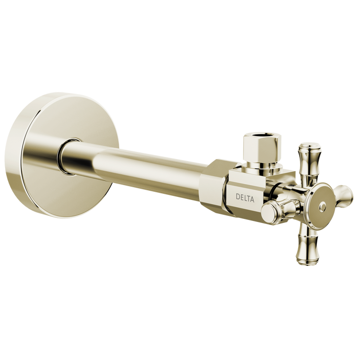 Delta DT022202 Angled Supply Stop Valve, polished nickel