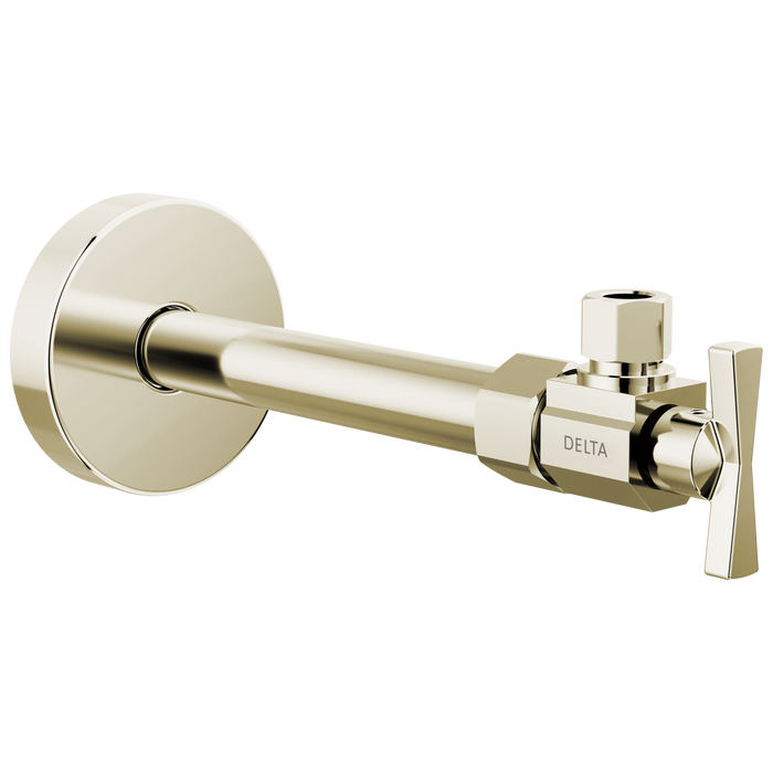 Delta DT022203 Angled Supply Stop Valve, polished nickel