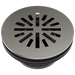 Delta DT051411 4" Prefab Round Shower Drain, black stainless