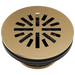 Delta DT051411 4" Prefab Round Shower Drain, champagne bronze