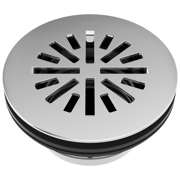 Delta DT051411 4" Prefab Round Shower Drain, chrome