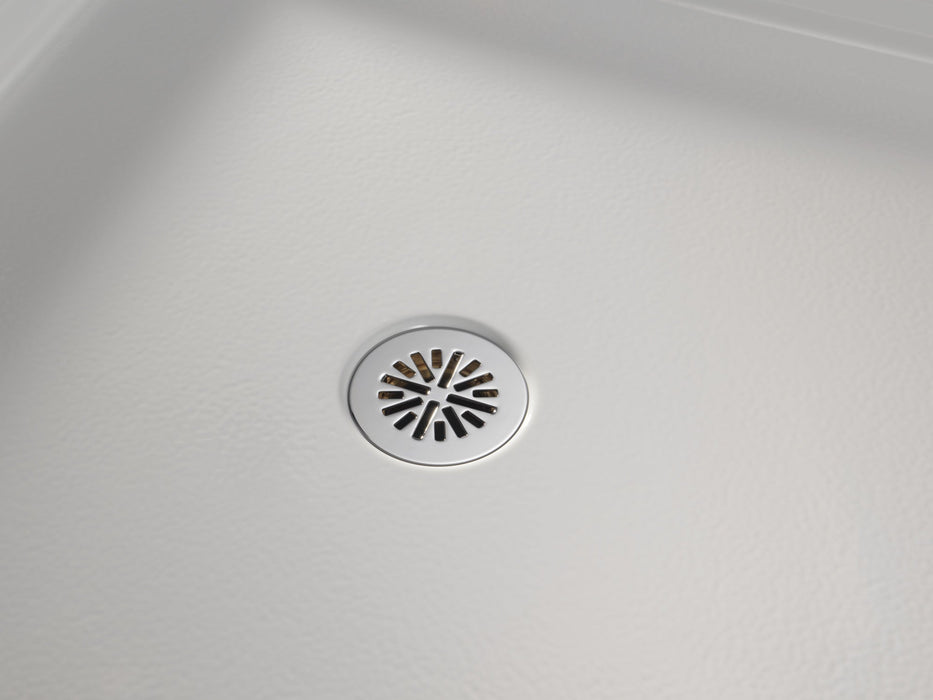 Delta DT051411 4" Prefab Round Shower Drain, chrome - view 4