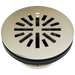 Delta DT051411 4" Prefab Round Shower Drain, polished nickel