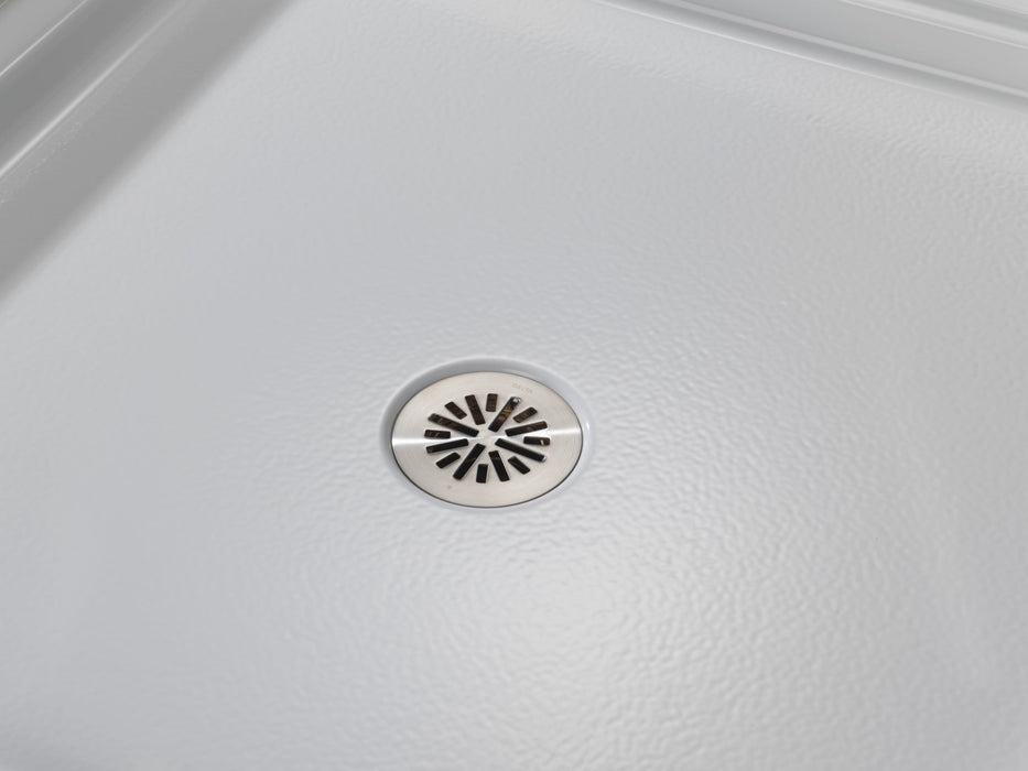 Delta DT051411 4" Prefab Round Shower Drain, stainless - view 2