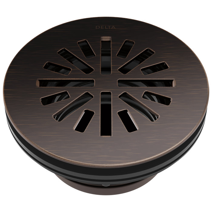 Delta DT051411 4" Prefab Round Shower Drain, venetian bronze