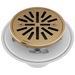 Delta DT061411 4" Tile-In Round Shower Drain, champagne bronze