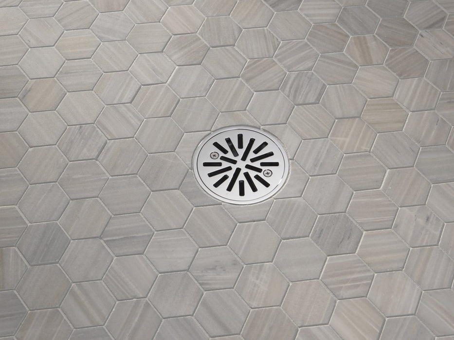 Delta DT061411 4" Tile-In Round Shower Drain, chrome - view 4