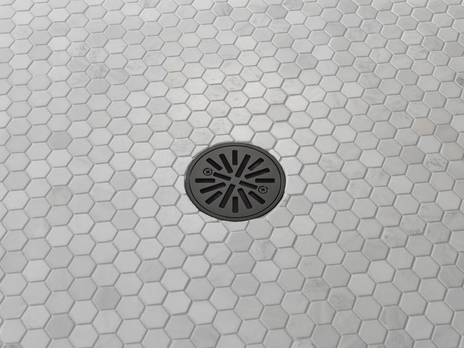 Delta DT061411 4" Tile-In Round Shower Drain, matte black - view 3