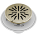 Delta DT061411 4" Tile-In Round Shower Drain, polished nickel