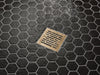 Delta DT062412 4" Tile-In Square Shower Drain, champagne bronze - view 2