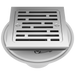 Delta DT062412 4" Tile-In Square Shower Drain, chrome