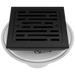 Delta DT062412 4" Tile-In Square Shower Drain, matte black
