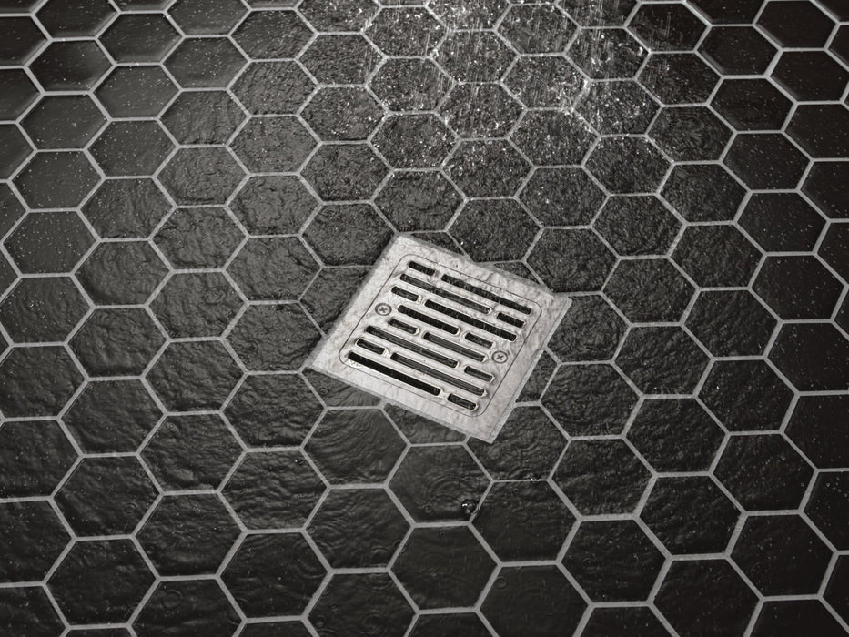 Delta DT062412 4" Tile-In Square Shower Drain, stainless - view 2