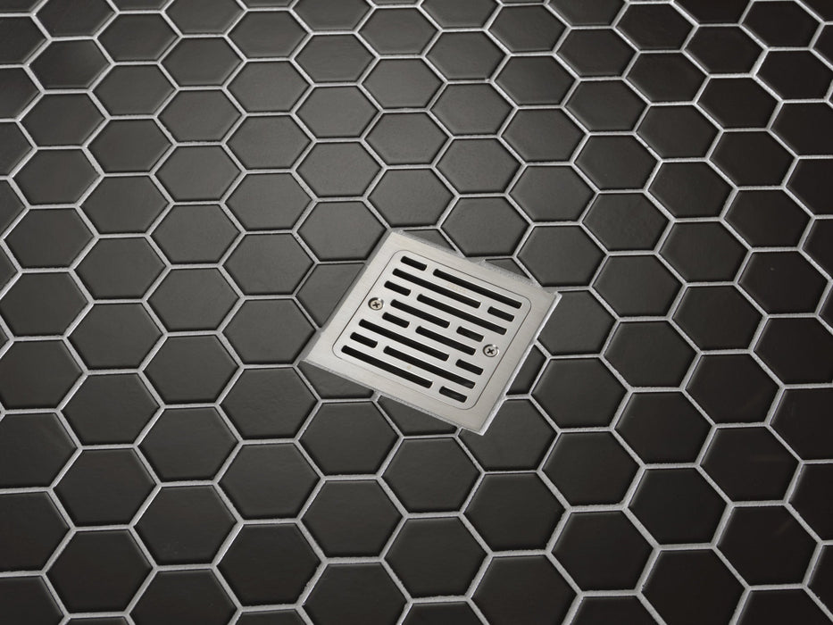 Delta DT062412 4" Tile-In Square Shower Drain, stainless - view 3