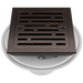 Delta DT062412 4" Tile-In Square Shower Drain, venetian bronze