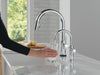 Delta 1930 Contemporary Round Beverage Faucet, chrome - view 4