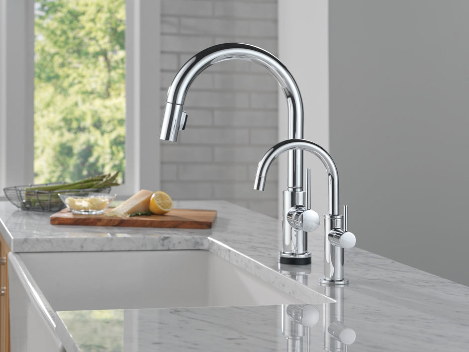 Delta 1930 Contemporary Round Beverage Faucet, chrome - view 5
