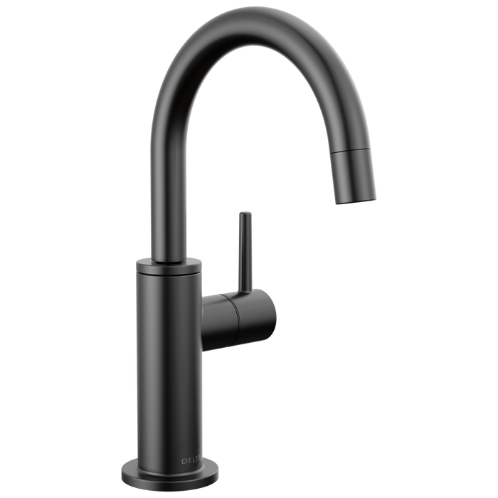 Delta 1930 Contemporary Round Beverage Faucet, matte black