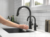 Delta 1930 Contemporary Round Beverage Faucet, matte black - view 3