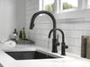 Delta 1930 Contemporary Round Beverage Faucet, matte black - view 4