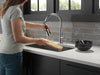 Delta Emmeline 9182 Single Handle Pull-Down Kitchen Faucet, lumicoat arctic stainless - view 5
