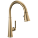 Delta Emmeline 9182 Single Handle Pull-Down Kitchen Faucet, lumicoat champagne bronze