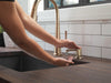 Delta Emmeline 9182 Single Handle Pull-Down Kitchen Faucet, lumicoat champagne bronze - view 5