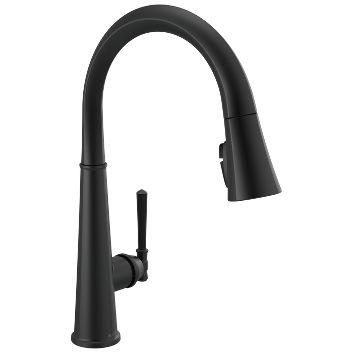 Delta Emmeline 9182 Single Handle Pull-Down Kitchen Faucet, matte black