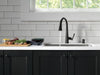 Delta Emmeline 9182 Single Handle Pull-Down Kitchen Faucet, matte black - view 2