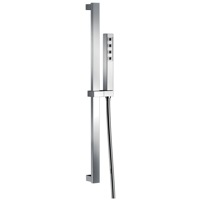 Delta Universal Showering Components 51567 H2OKINETIC Single-Setting Slide Bar Hand Shower, chrome