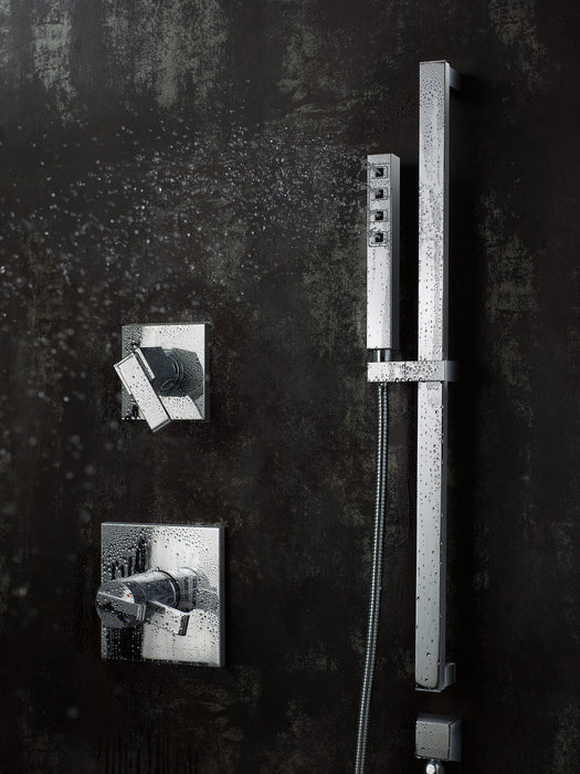 Delta Universal Showering Components 51567 H2OKINETIC Single-Setting Slide Bar Hand Shower, chrome - view 4